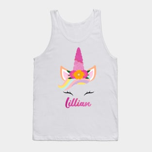 Name lillian unicorn lover Tank Top